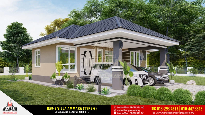 Reka bentuk/ Model Banglo Mampu MEGSB B59-E Villa Ammara (Type G) 03