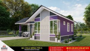 Reka Bentuk/ Model Banglo Mampu Milik MEGSB B61-E Villa Sophia (Type F)