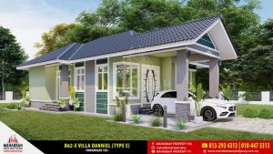 MODEL BANGLO MAMPU MILIK MAHABBAH EMPIRE GROUP B62-E VILLA DANNIEL (TYPE E)