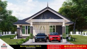 Rekabentuk Banglo Mampu Milik Eksklusif Mahabbah Empire Group B63-E Villa Danniel (Type F)