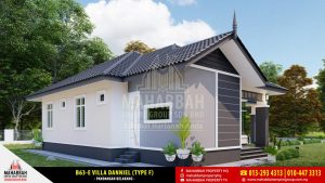 Rekabentuk Banglo Mampu Milik Eksklusif Mahabbah Empire Group B63-E Villa Danniel (Type F)