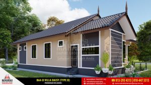 Rekabentuk Banglo Mampu Milik Eksklusif Mahabbah Empire Group B64-D Villa Daisy (Type B)