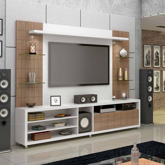 Rekabentuk Rak & Kabinet TV Moden & Elegen