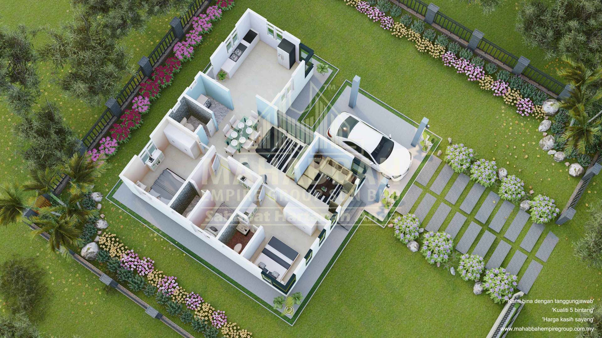 D05 Villa Darwisy II 3D Interior Pandangan 2