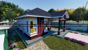 Design/Rekabentuk Villa Danniel - Bahagian Sisi