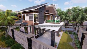 Design/Rekabentuk Villa Danish