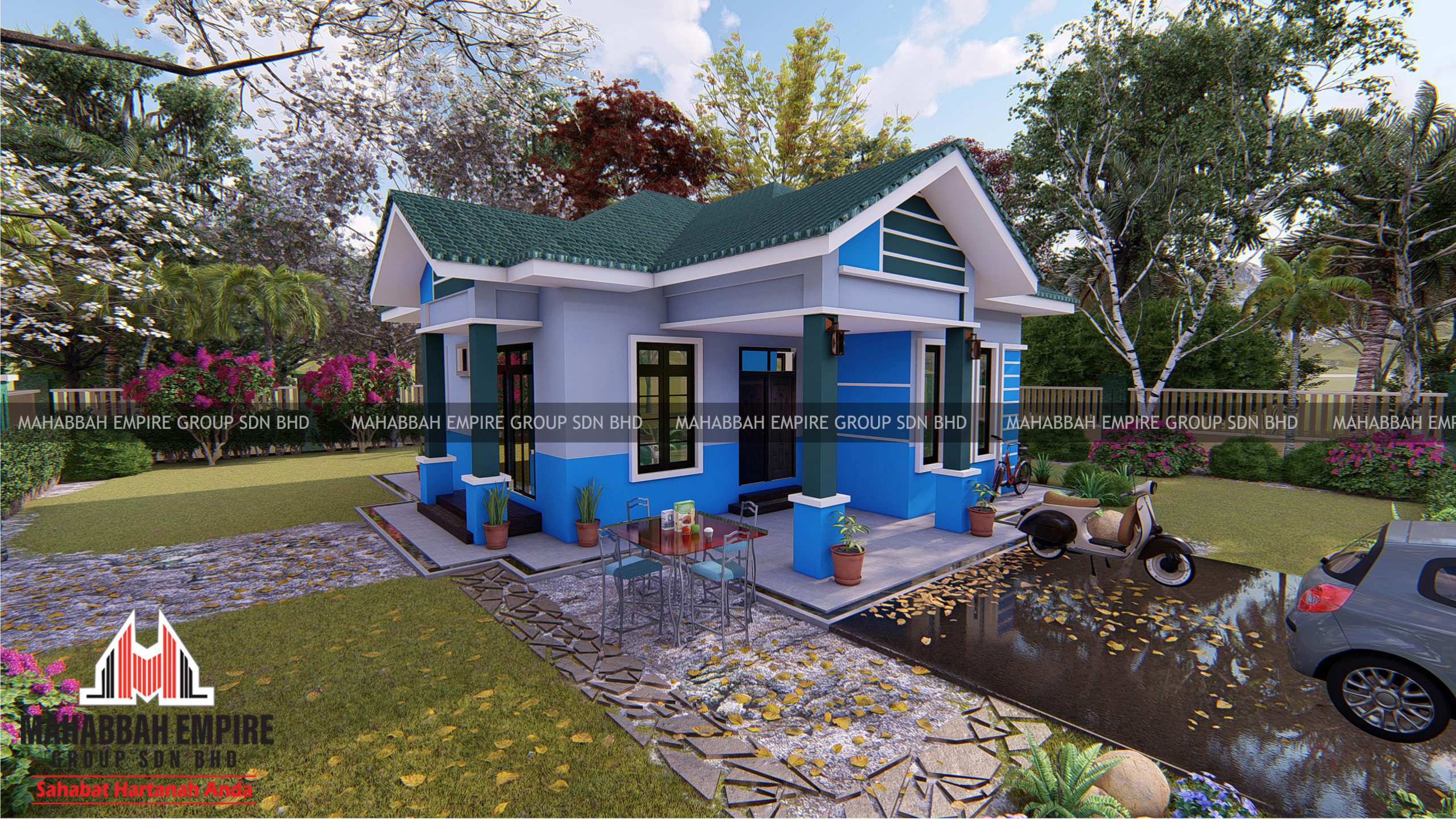 Design/Rekabentuk Villa Nuha