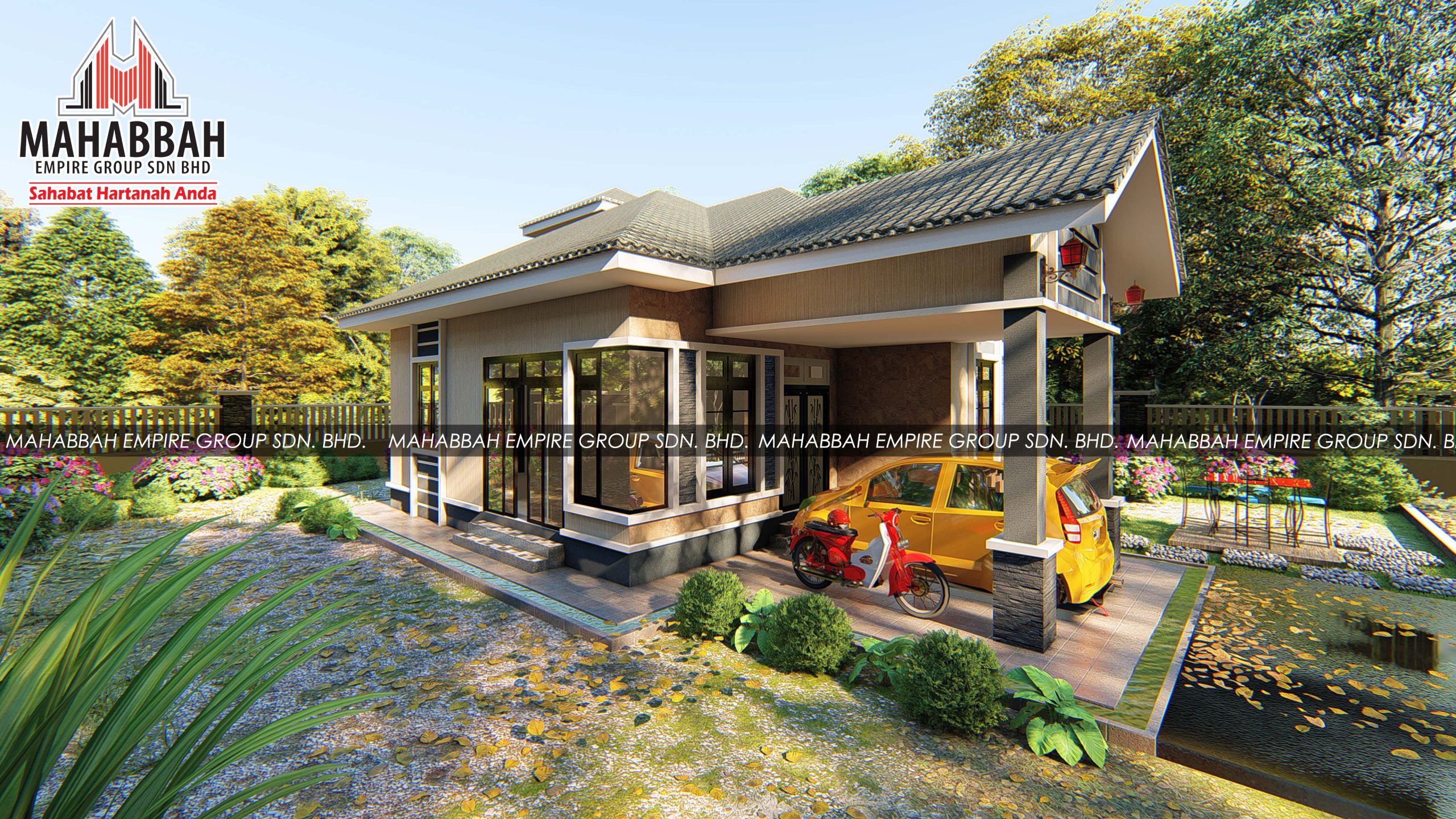 Design/Rekabentuk Villa Qaseh