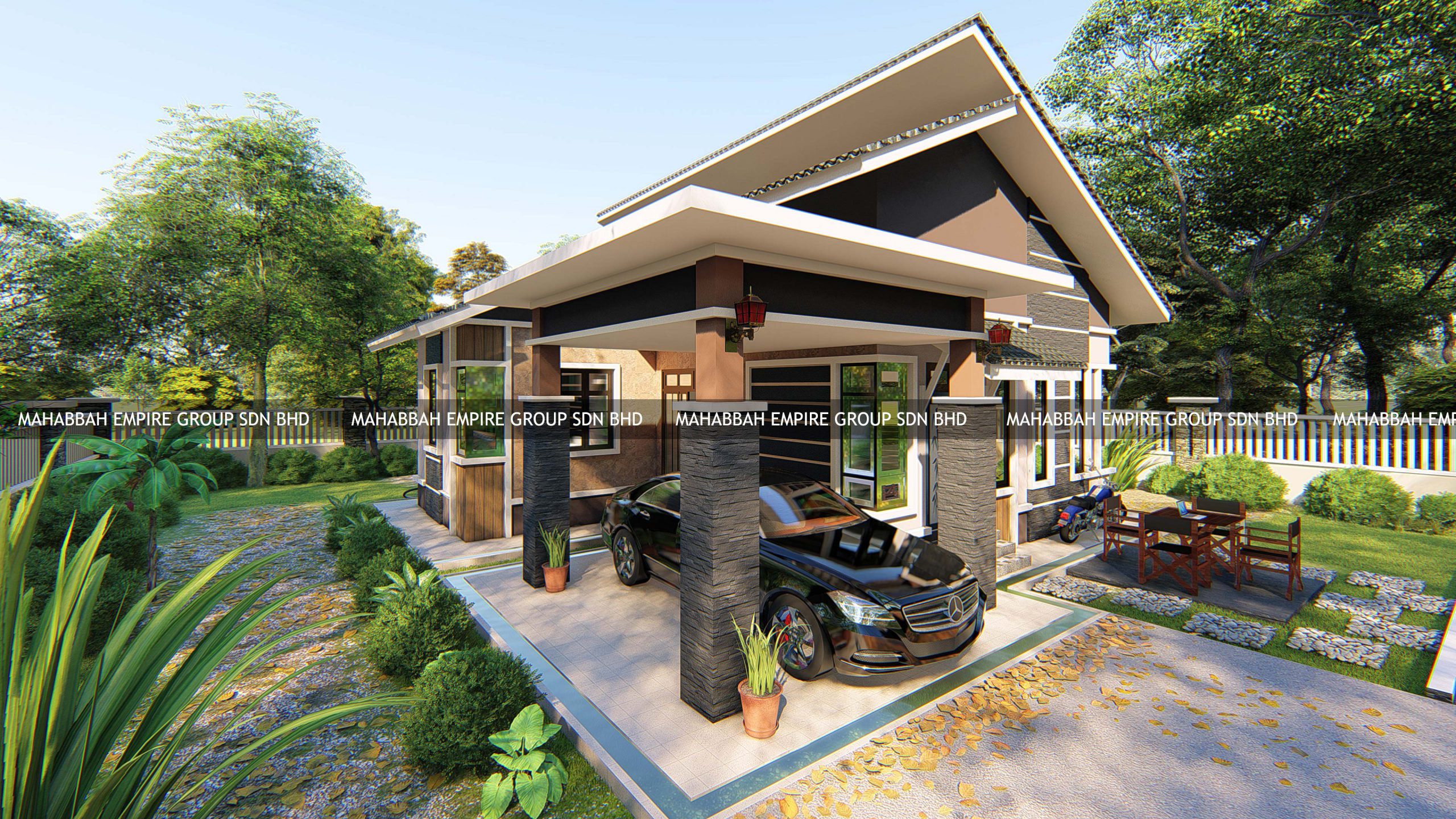 Design/Rekabentuk Villa Chinta