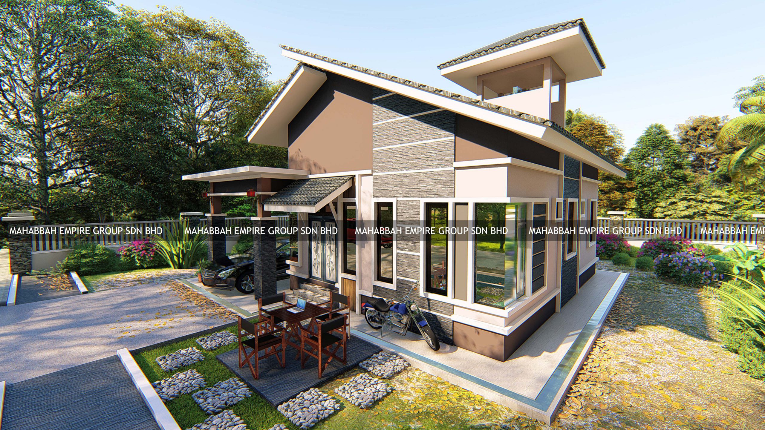 Design/Rekabentuk Villa Chinta