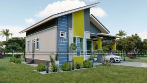 Model/ Reka bentuk E04 Villa Danish II