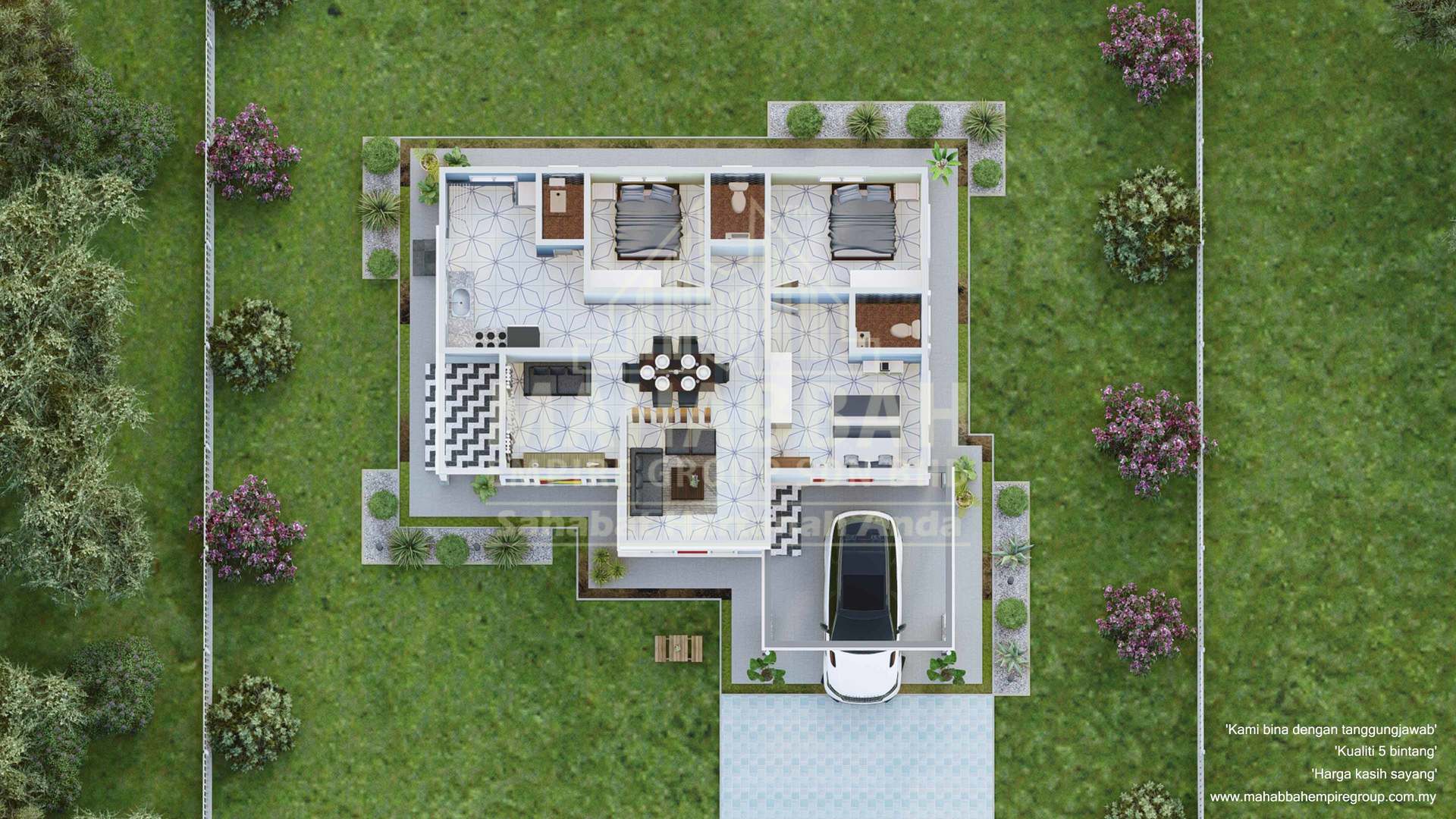 E05 Villa Sophia: 3D Rekaan Dalaman View 3
