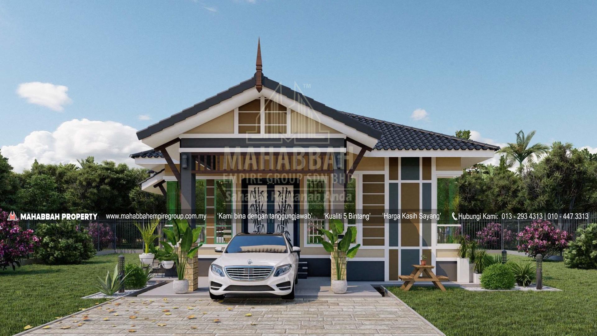 Model/ Reka Bentuk Bahagian Hadapan E06 Villa Danniell II (TM)