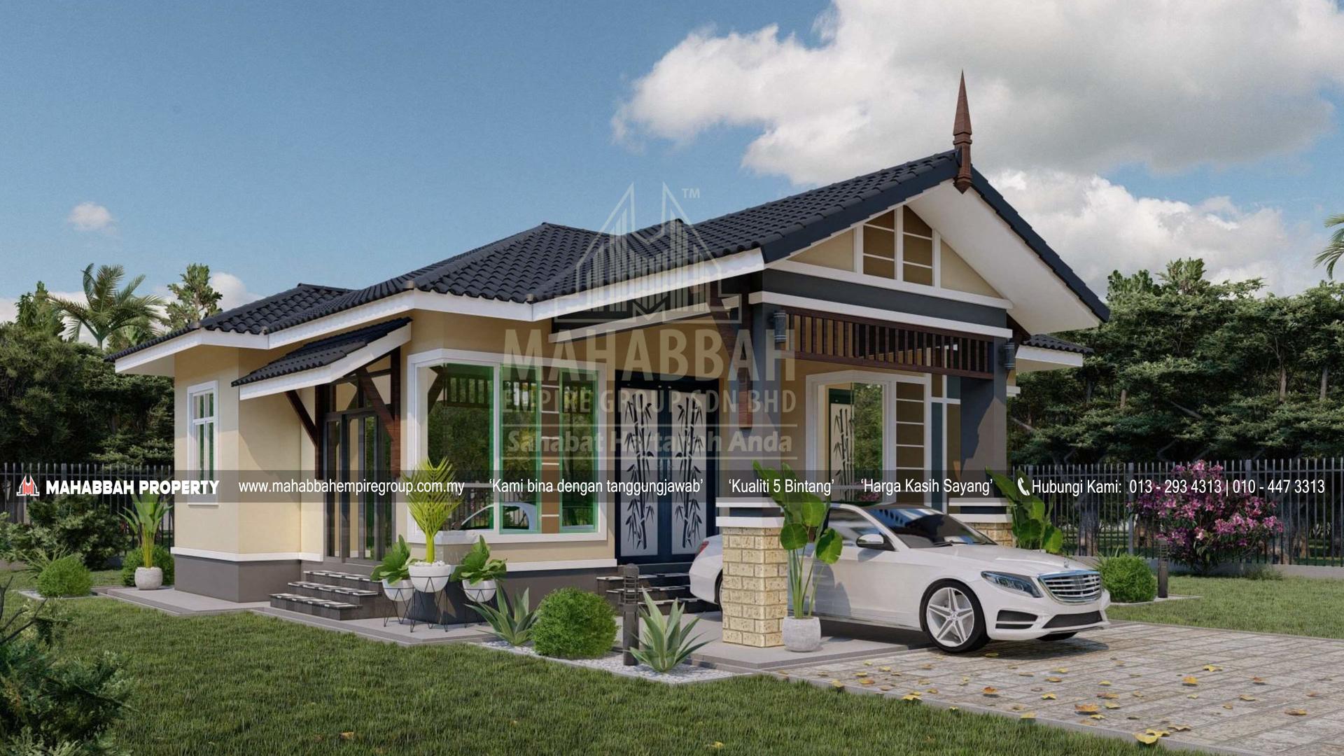 Bahagian Sisi Model/ Reka Bentuk E06 Villa Danniell II (TM) 01