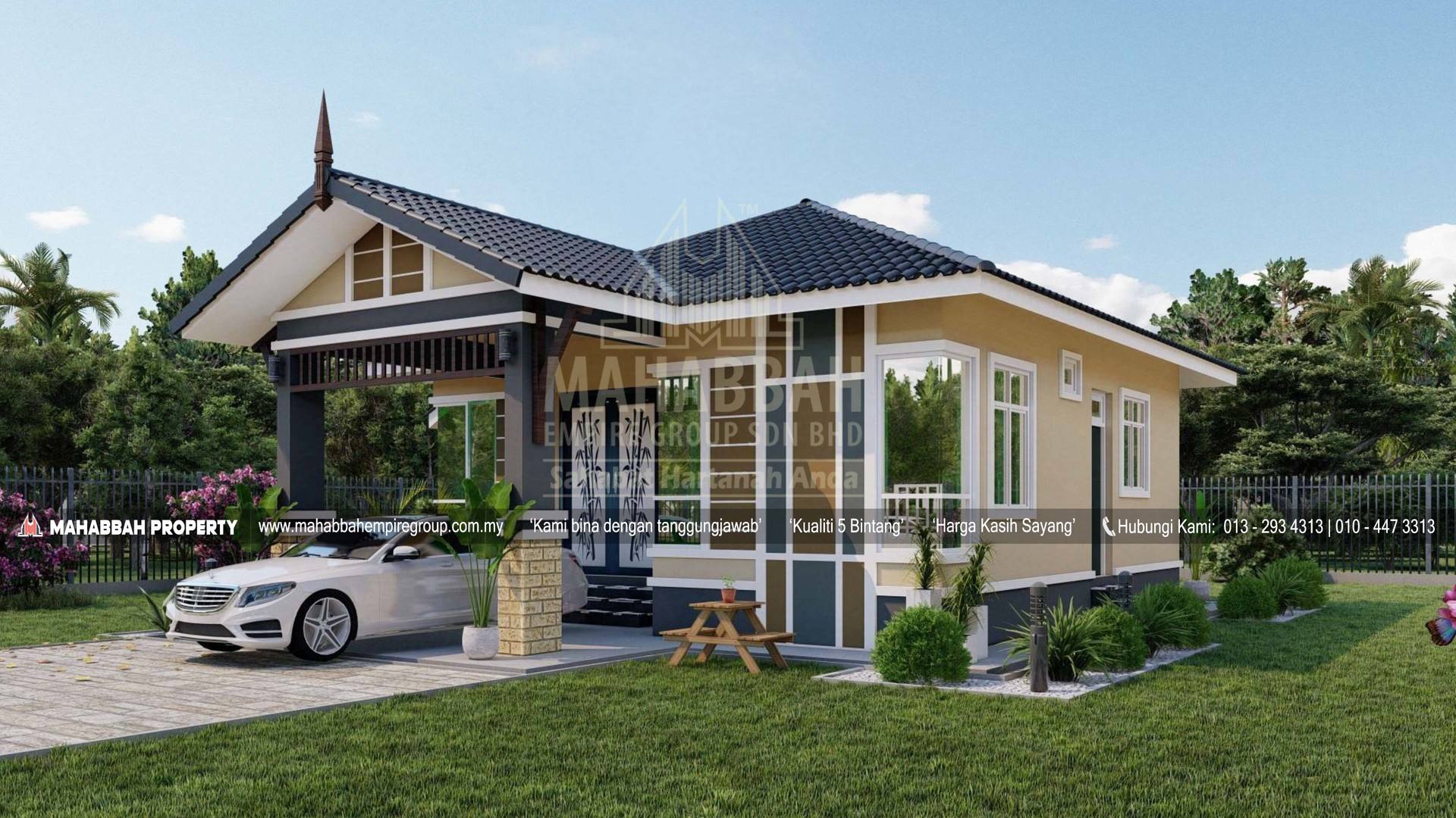 Bahagian Sisi Model/ Reka Bentuk E06 Villa Danniell II (TM) 02