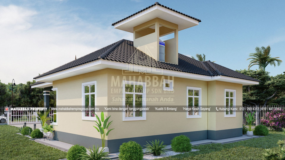 Bahagian Belakang Model E08 & E09 Villa Danniell II (TRG) 01