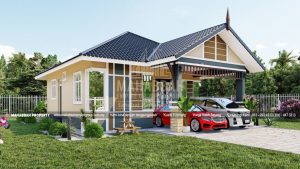 Pandangan Sisi Reka bentuk/ Model E06 Villa Danniell II TM2 01