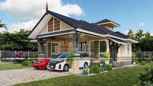 Pandangan Sisi Reka bentuk/ Model E06 Villa Danniell II TM2 02