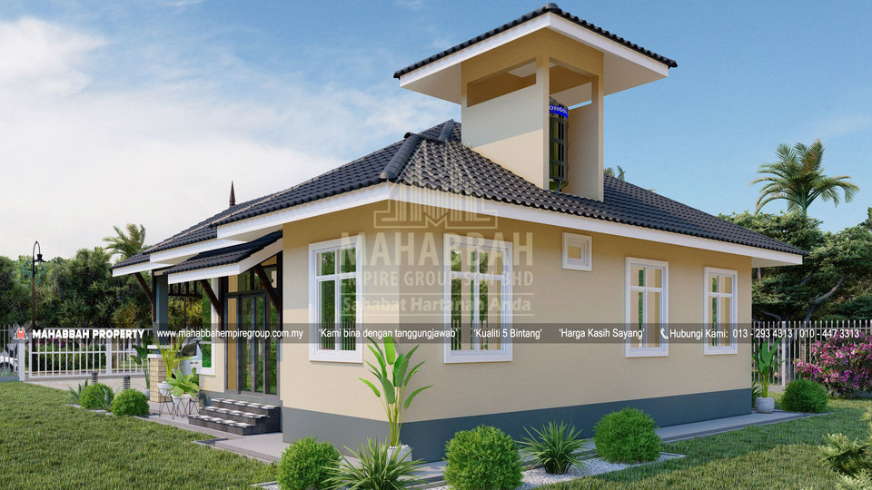 Bahagian Belakang Reka bentuk/ Model E06 Villa Danniell II TM2 01