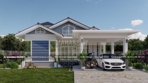 Model/ Reka bentuk Bahagian Hadapan E09 Villa Sophia Rose