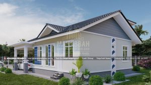 Model/ Reka bentuk Bahagian Belakang E09 Villa Sophia Rose 01
