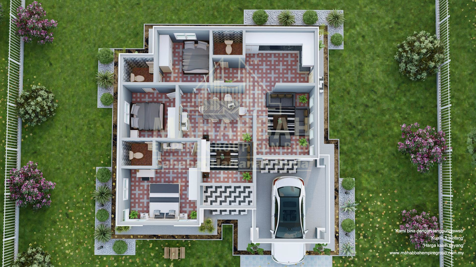 3D Interior Model/ Reka bentuk E10 Villa Sonata 02