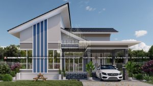 Model/ Reka bentuk Bahagian Hadapan E10 Villa Sonata
