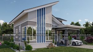 Model/ Reka bentuk Bahagian Sisi E10 Villa Sonata 01