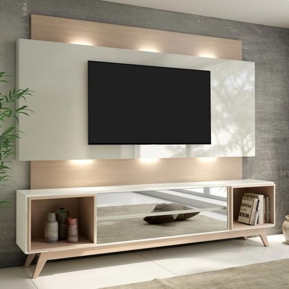 Idea Dekorasi Rekabentuk Rak dan Kabinet TV