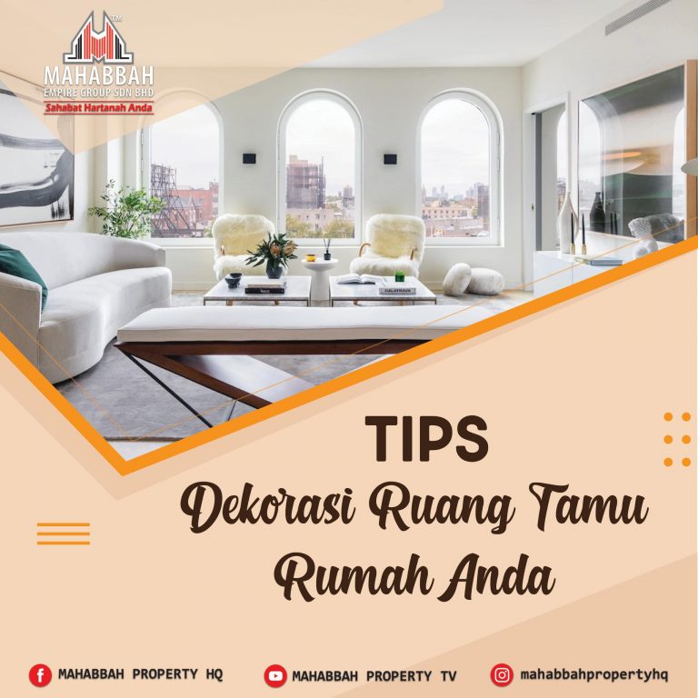 Tips Deko Ruang Tamu Mahabbah Property