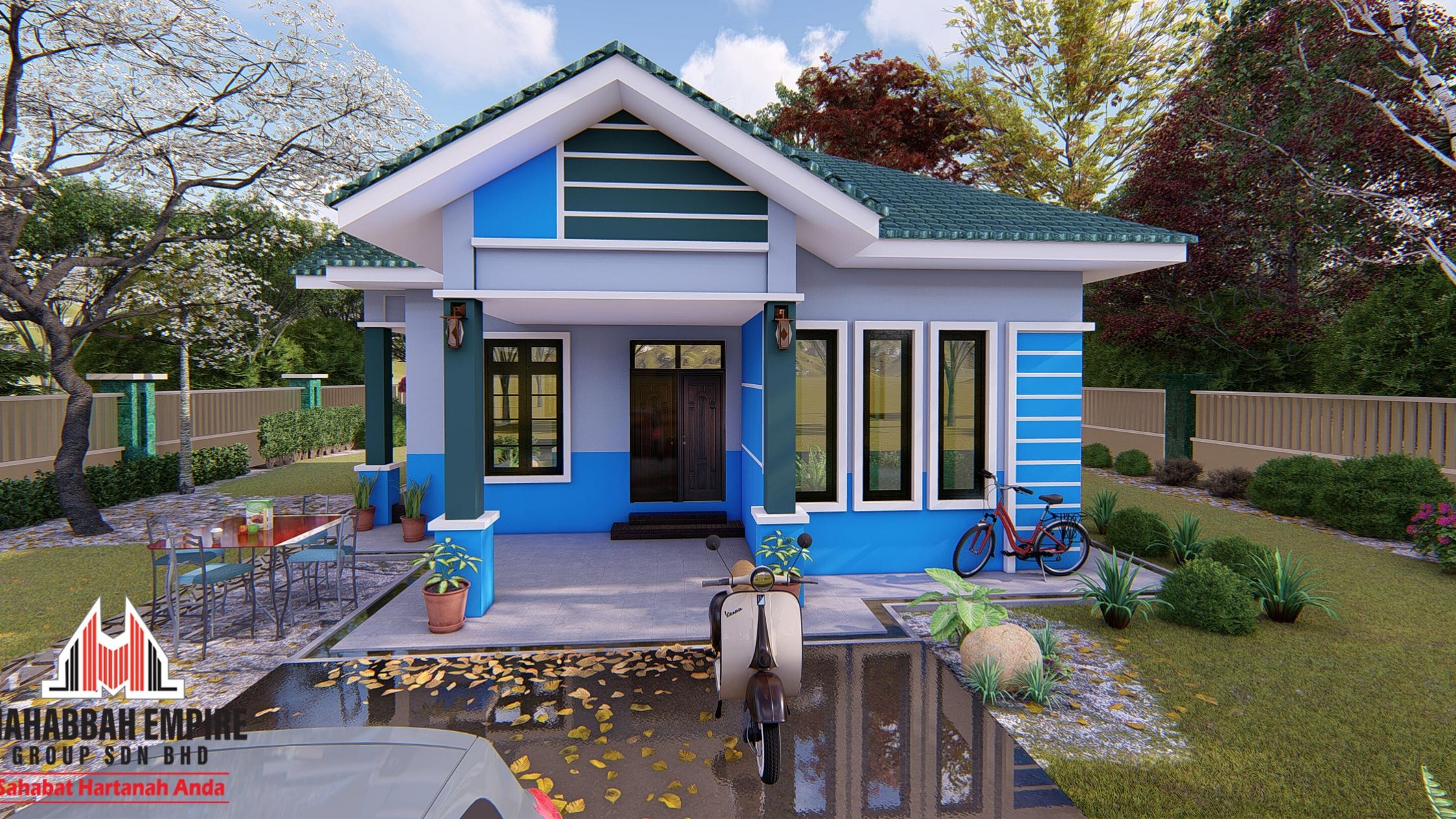Design/ Rekabentuk Banglo Mampu Milik Villa Nuha