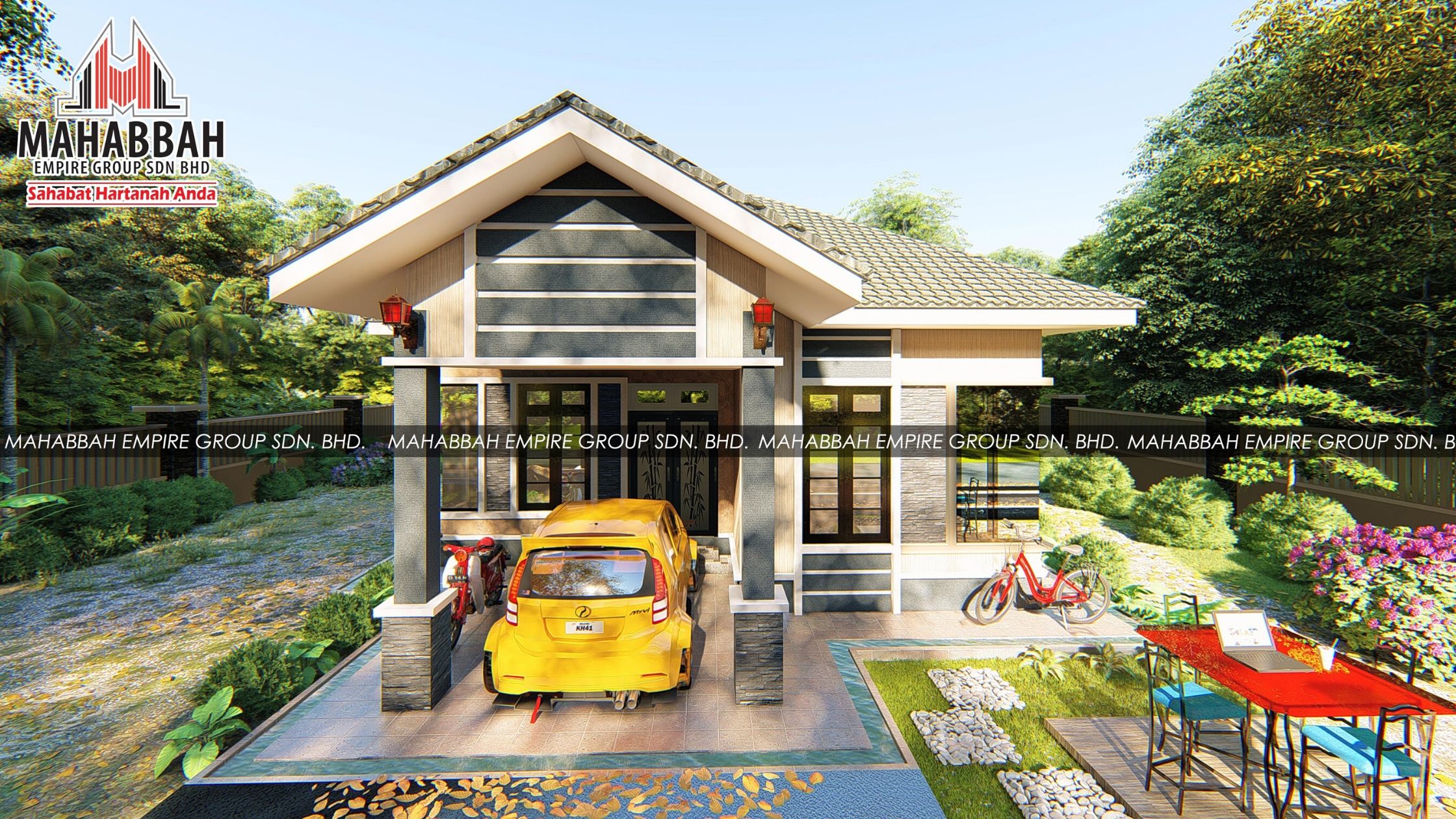 Design/ Rekabentuk Banglo Mampu Milik Villa Qaseh
