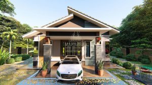 Design/Rekabentuk Bahagian Hadapan Villa Chinta II
