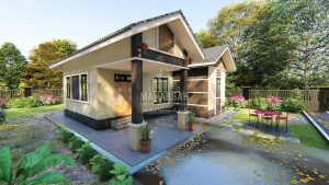 Design/ Rekabentuk Bahagian Sisi Villa Sayang