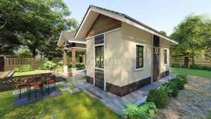 Design/ Rekabentuk Bahagian Belakang Villa Sayang