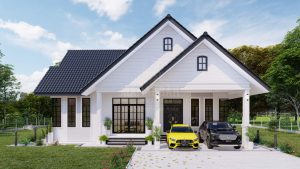 Model Rekabentuk Banglo MEGSB B70-DE White Rose Cottage (Type B) - Mukim Telong Bachok Kelantan