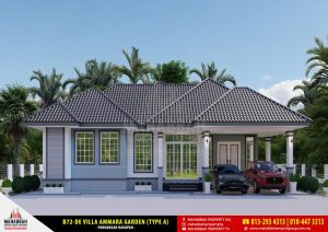 Model Rekabentuk Banglo MEGSB B72-DE Villa Ammara Garden (Type A)