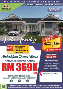 (Front) Flyers Villa Azzalea (Type A) Bukit Panau Tanah Merah - Banglo Mampu Milik Mahabbah Empire Group Sdn Bhd