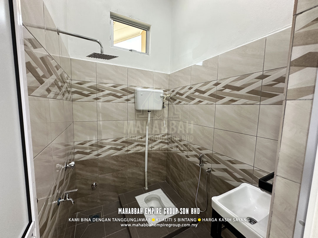 Bilik Air Kedua - Potfolio MDH03-E03 Villa Nuha (Type C) siap dibina di Mukim Maka, Kelewek Tanah Merah Kelantan