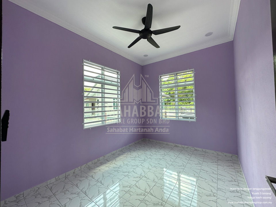Bilik Kedua Rumah Banglo Villa Sophia (Type A) di Kelewek Tanah Merah