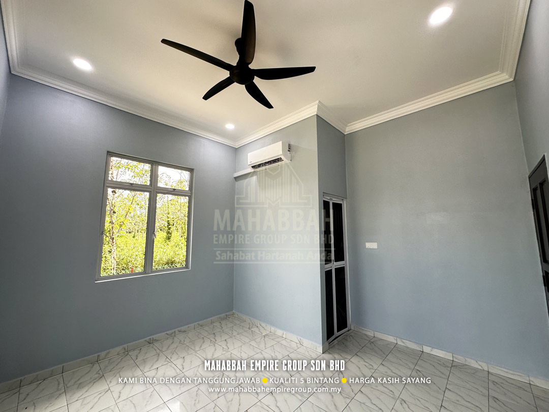 Bilik Utama - Potfolio MDH03-E03 Villa Nuha (Type C) siap dibina di Mukim Maka, Kelewek Tanah Merah Kelantan