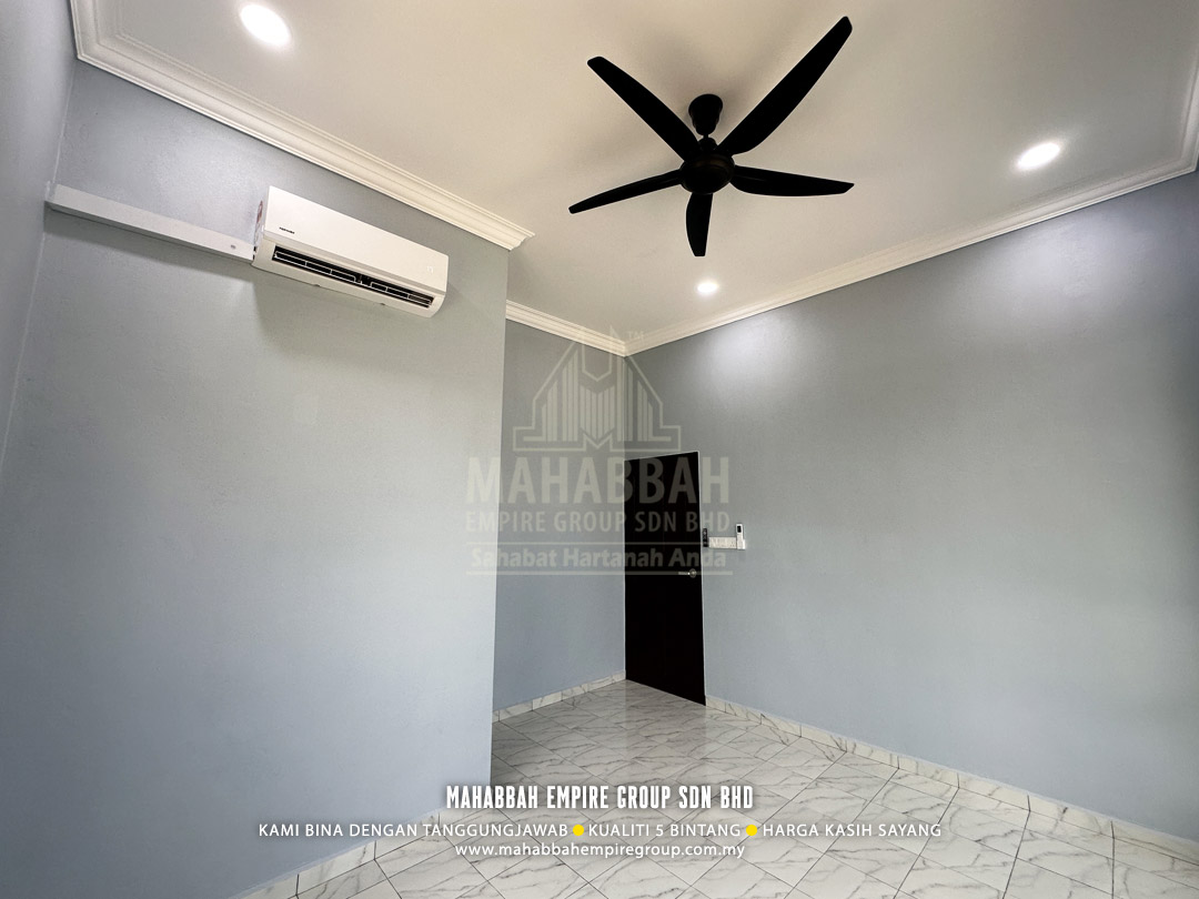 Bilik Utama - Potfolio MDH03-E03 Villa Nuha (Type C) siap dibina di Mukim Maka, Kelewek Tanah Merah Kelantan