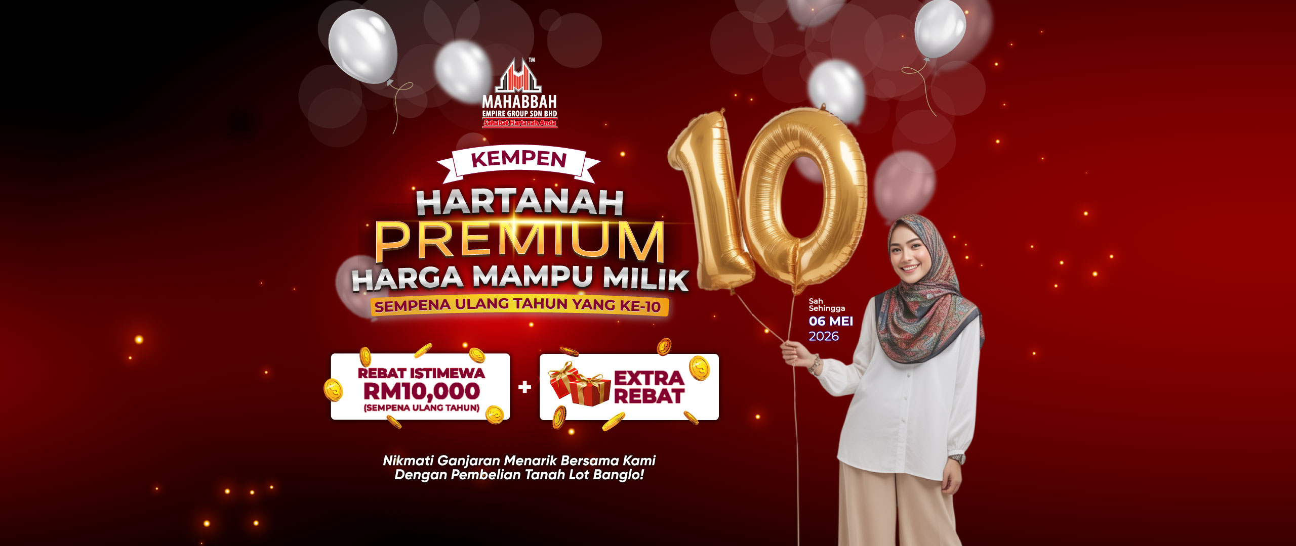 Kempen Hartanah Premium Harga Mampu Milik 2026 sempena Ulangtahun ke-10 Mahabbah Property