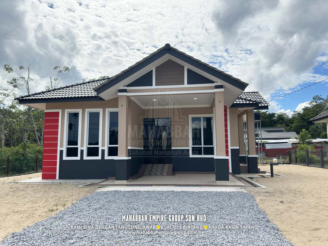Luar Rumah - Potfolio MDH03-E03 Villa Nuha (Type C) siap dibina di Mukim Maka, Kelewek Tanah Merah Kelantan