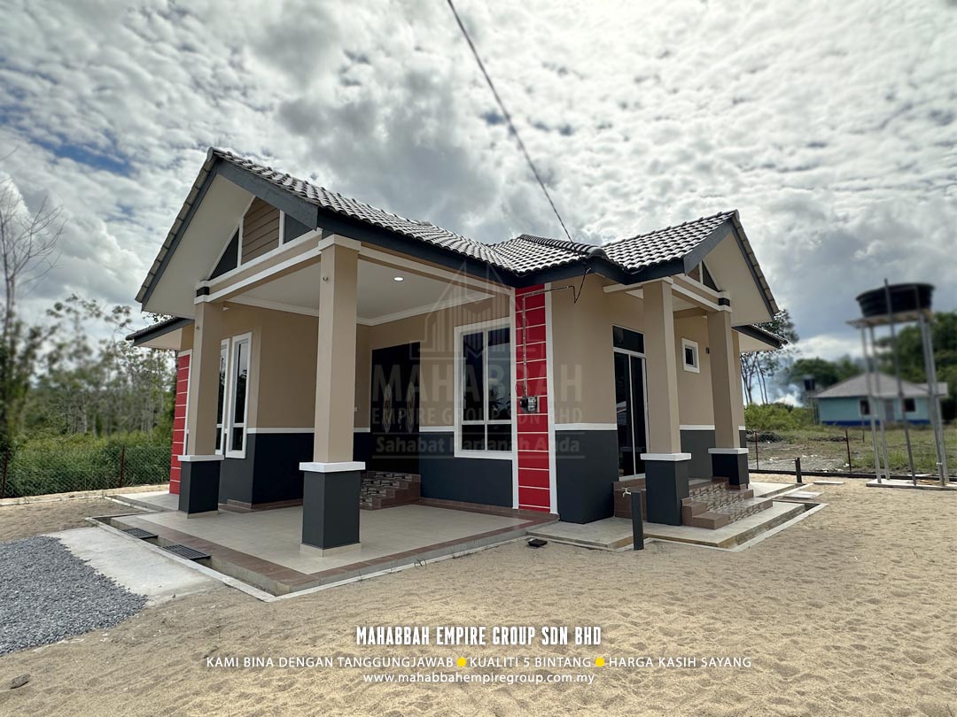 Luar Rumah - Potfolio MDH03-E03 Villa Nuha (Type C) siap dibina di Mukim Maka, Kelewek Tanah Merah Kelantan