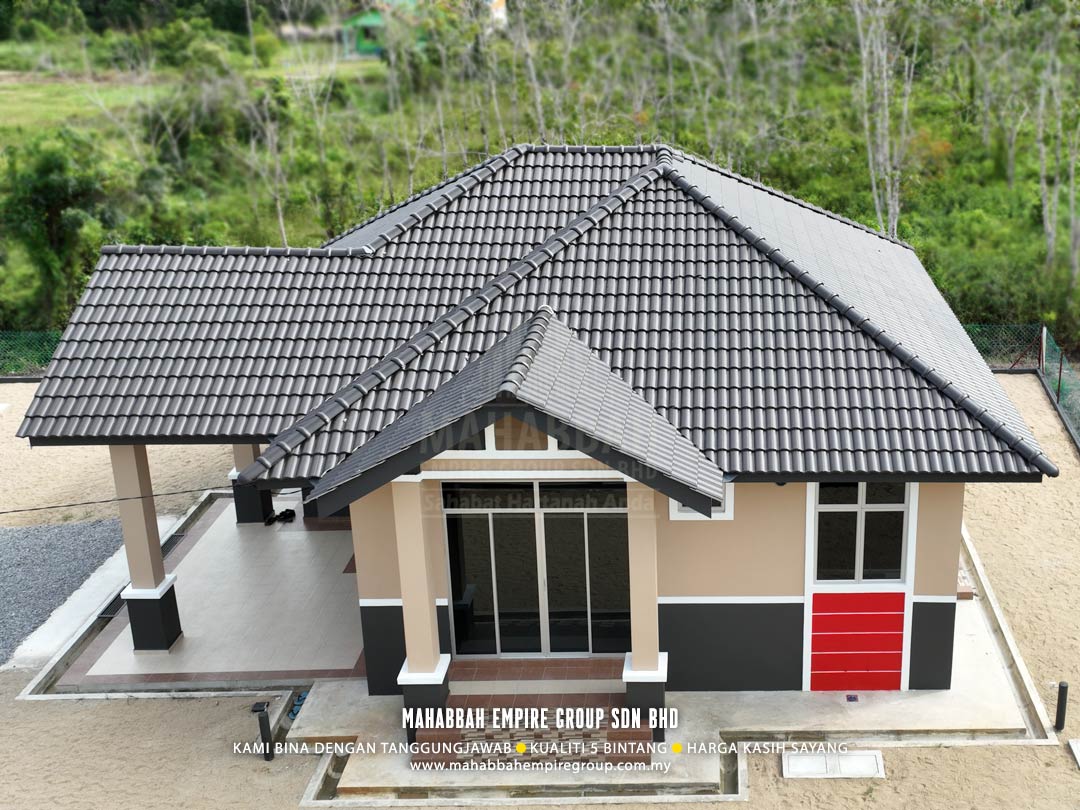 Luar Rumah - Potfolio MDH03-E03 Villa Nuha (Type C) siap dibina di Mukim Maka, Kelewek Tanah Merah Kelantan