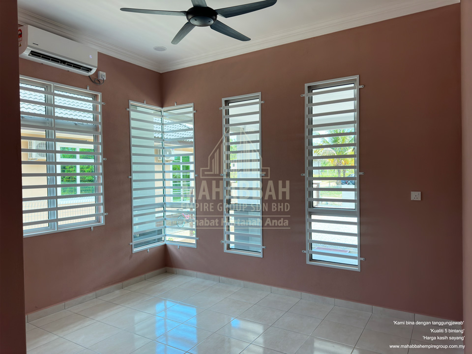 Bilik Tidur Utama Rumah Banglo Villa Sophia (Type A) di Kelewek Tanah Merah