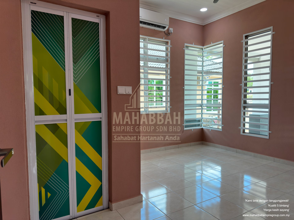 Bilik Tidur Utama Rumah Banglo Villa Sophia (Type A) di Kelewek Tanah Merah