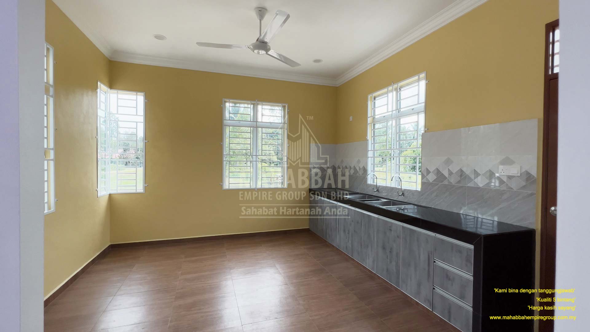 Ruang Dapur PT4794 Villa Chinta (Type A) Padang Pak Amat Pasir Puteh Kelantan