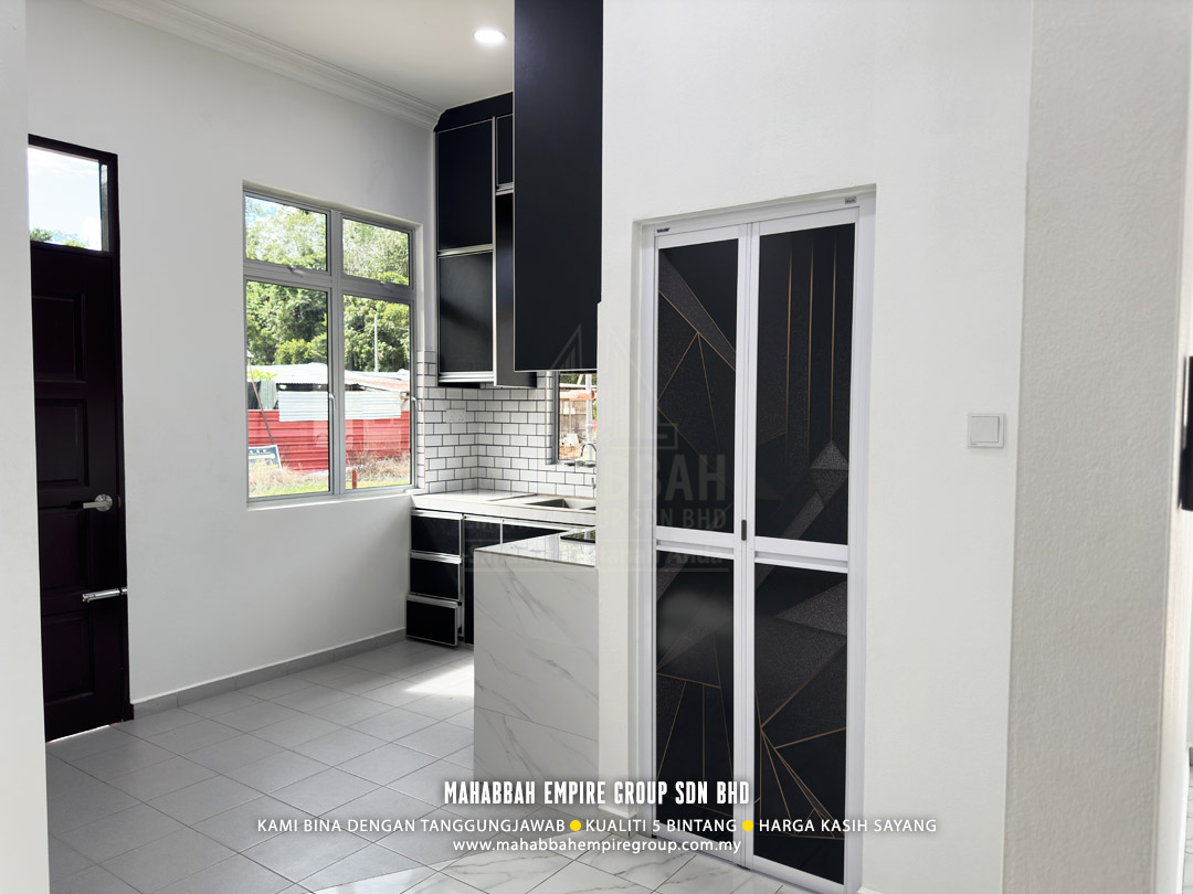 Ruangan Dapur - Potfolio MDH03-E03 Villa Nuha (Type C) siap dibina di Mukim Maka, Kelewek Tanah Merah Kelantan